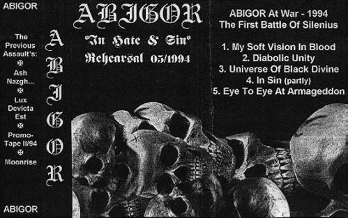 Abigor : In Hate & Sin - Rehearsal 05 - 1994